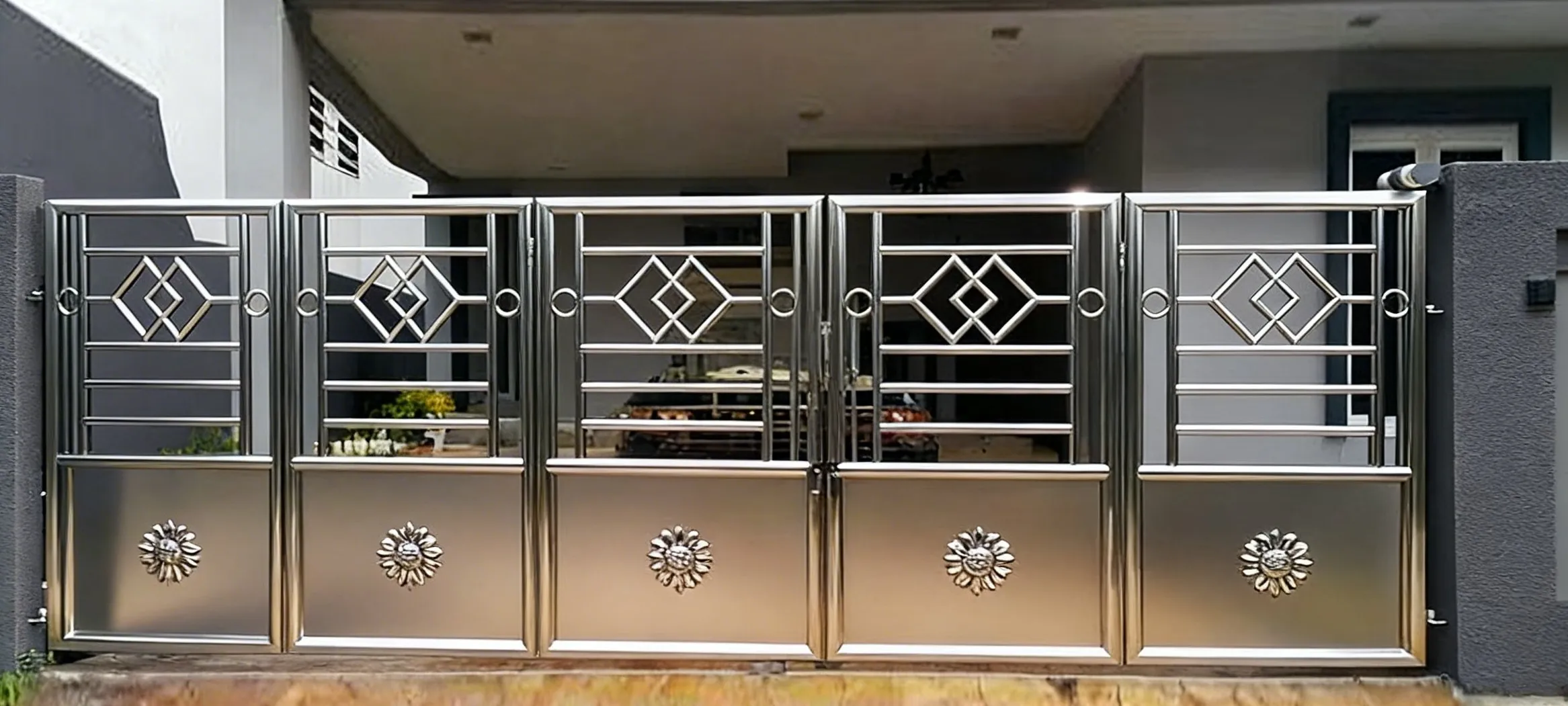 Pagar Stainless Minimalis - 2